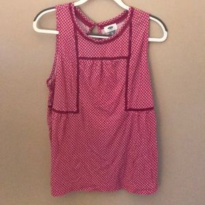 Old Navy sleeveless stretch cotton shirt